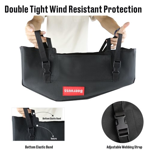 Winch Cover,Heavy Duty UV-resistant Waterproof Winch Protective Cover for Electric Winches 8000-12000 lbs up to 13500 lbs,Indoor/Outdoor Winch Accessories
