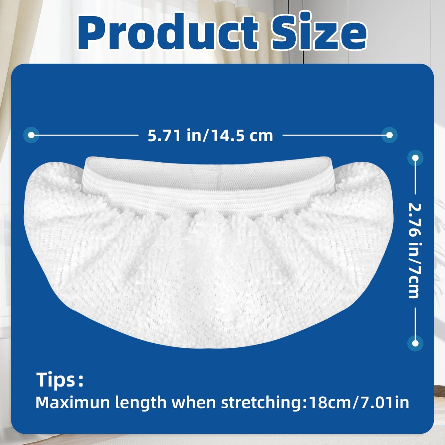 LOVECO 8 Pack Universal Microfiber Cloths for Handheld Steam Cleaner - Compatible with Bissell Steam Shot, PurSteam, Wagner Spraytech, McCulloch, etc - Reusable Washable Steam Cloth Accessories