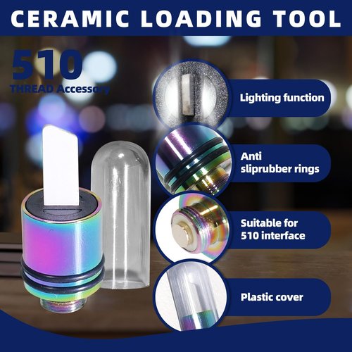 Ceramic Hot Knife Tip are Heating Multi-Tool for Slicing Wax or Viscous oil etc,(Mixed color)(1PC)