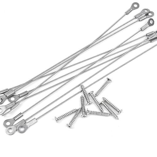 30PCS Cabinet Door Restraint,Cabinet Hinge Limiter,Door Opening Angle Protector with Mounting Screws Limit Door Swing with Screws(8 Inch)
