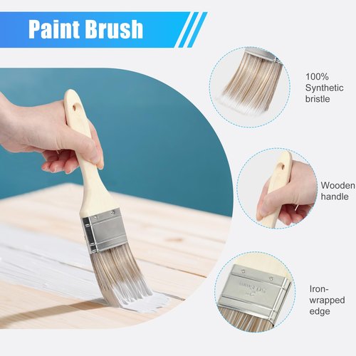 Koalafast Paint Roller Kit-29 Piece Paint Set with 40" Extension Pole,9"4" Paint Rollers,Paint Brushes,Tray,Painting Supplies for Home Interior & Home Improvement