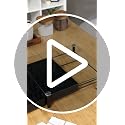 Deco Brothers 24 Large / 48 Small Vertuo Pod Holder - Tempered Glass Sliding Drawer, Black (48 pcs)