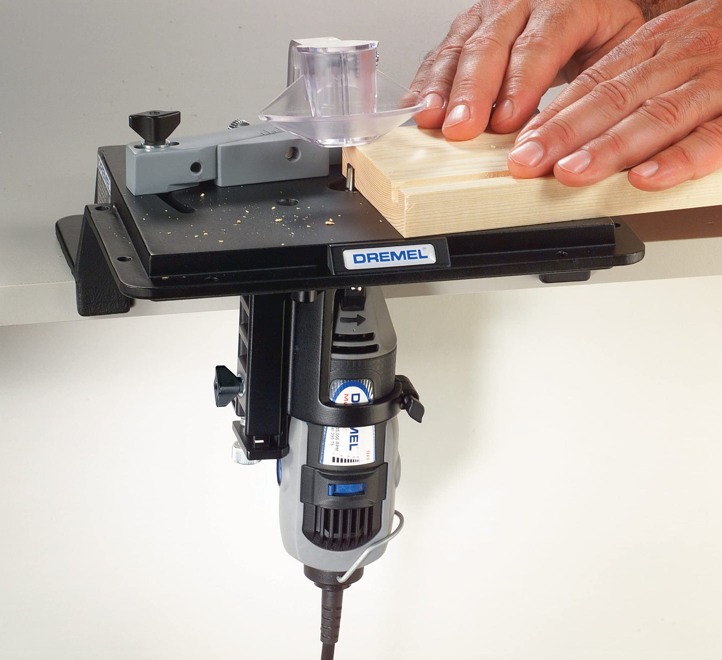 Dremel 231 Portable Rotary Tool Shaper and Router Table - Woodworking Attachment - Perfect for Sanding, Shaping, and Trimming Edges