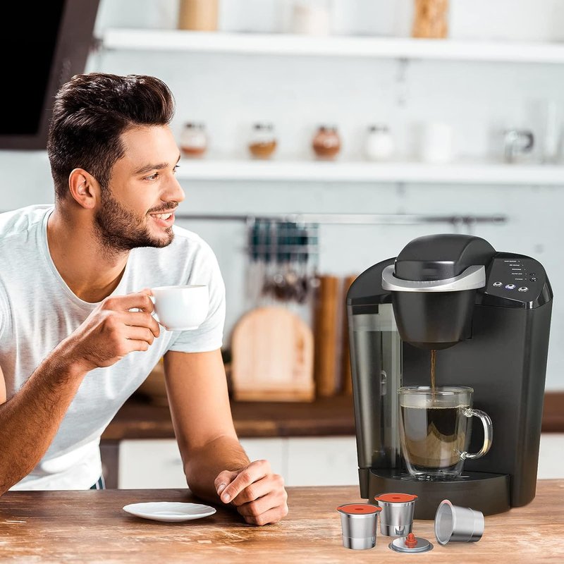 ACOFEM 2 Pack Reusable K Cups Pods for Keurig 1.0 & 2.0