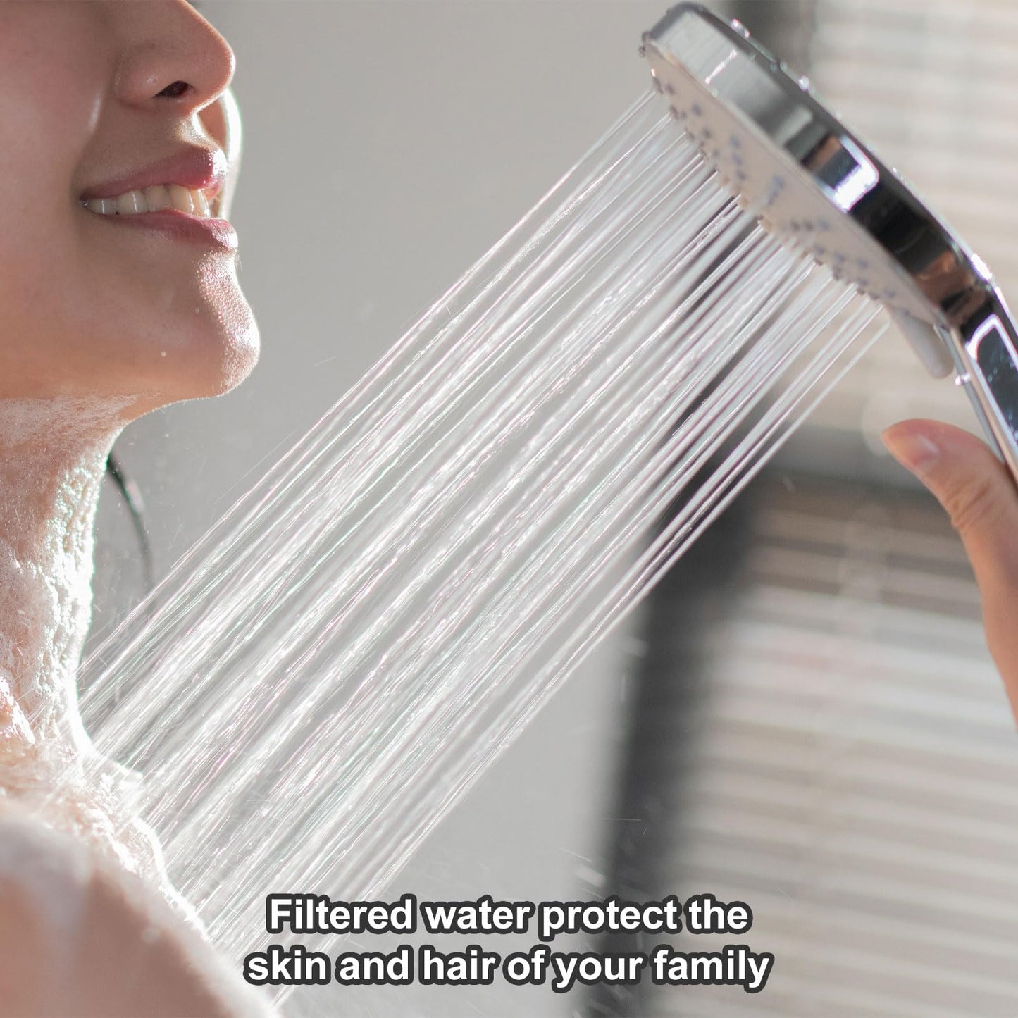 uxcell 12 Pcs Shower Head Filter 2.4 Inch PP Cotton Filter Cartridge Replacement High-Pressure Handheld Fan Shower Jet Sets