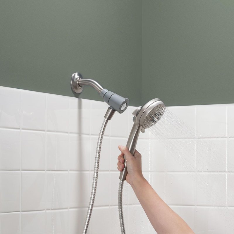 Moen Engage Magnetix Shower Head with Handheld Sprayer, 6 Spray Functions, Spot Resist Brushed Nickel, 26100EPSRN