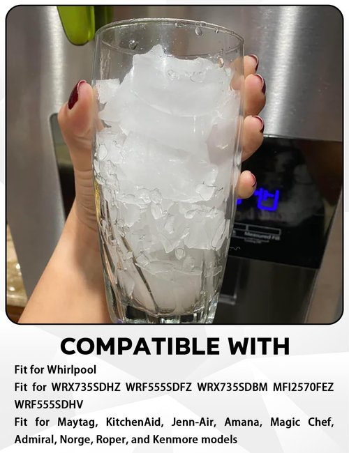W11415785 Ice Maker Fill Tube Water Line Fit for Multiple Whirlpool Models Replace 12961401 67006317,1200mm(47.24in)