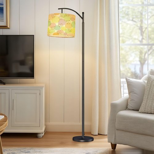 Lamp Shade Seamless polka dots pastel color Drum Lampshade for Floor Lamps Table Lamps Pendant Light 8.9"x11" Linen Lampshades Replacement Large Lamp Shade