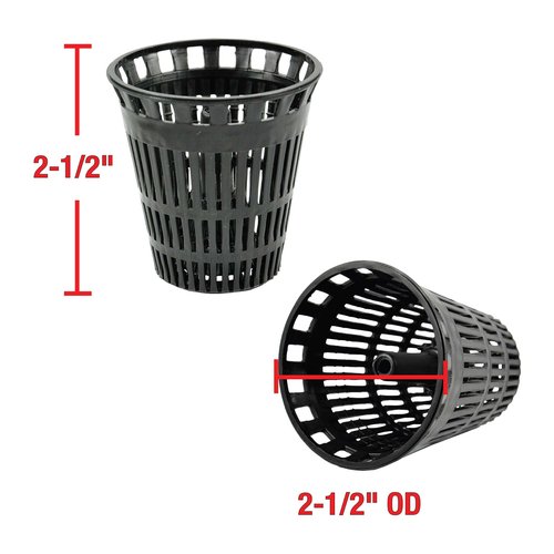 Danco (10739P) Catcher Replacement Baskets for Stand-Alone Shower Trap, Hair Drain Clog Prevention, Pack of 6, Black