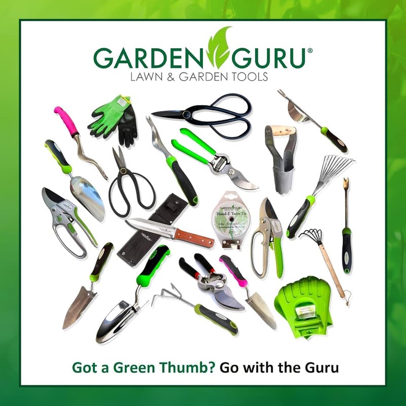 Garden Guru Handheld Seed Spreader Shaker – Multi Use Grass Seed, Fertilizer, Salt, Ice & Snow Melt Spreader – Adjustable Twist Cap w Multiple Size Openings – Lightweight 1L Capacity Hand Seeder