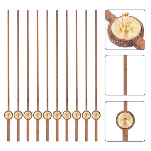 20pcs Clock Hands Only, Wooden Second Hands Replacement DIY Clock Repair Parts