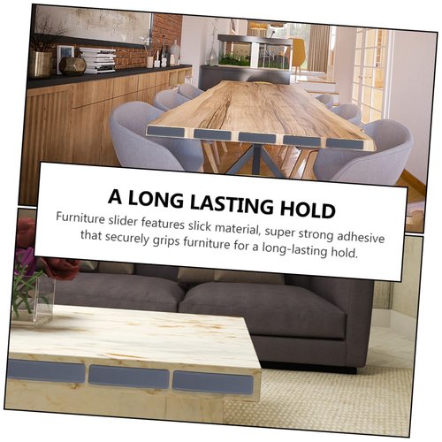 STOBOK 12pcs Furniture Slider Table Corner Crash Pads for Easy Movement Floor Protection Non-Slip Adhesive Furniture Feet for Hardwood Carpet Floors