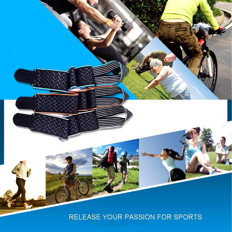 Candy Li Ankle Brace for Sprained Ankle, Ankle Support for Women & Men, Adjustable Compression Wrap Breathable Nylon Super Elastic & Comfortable for Sports– Blue