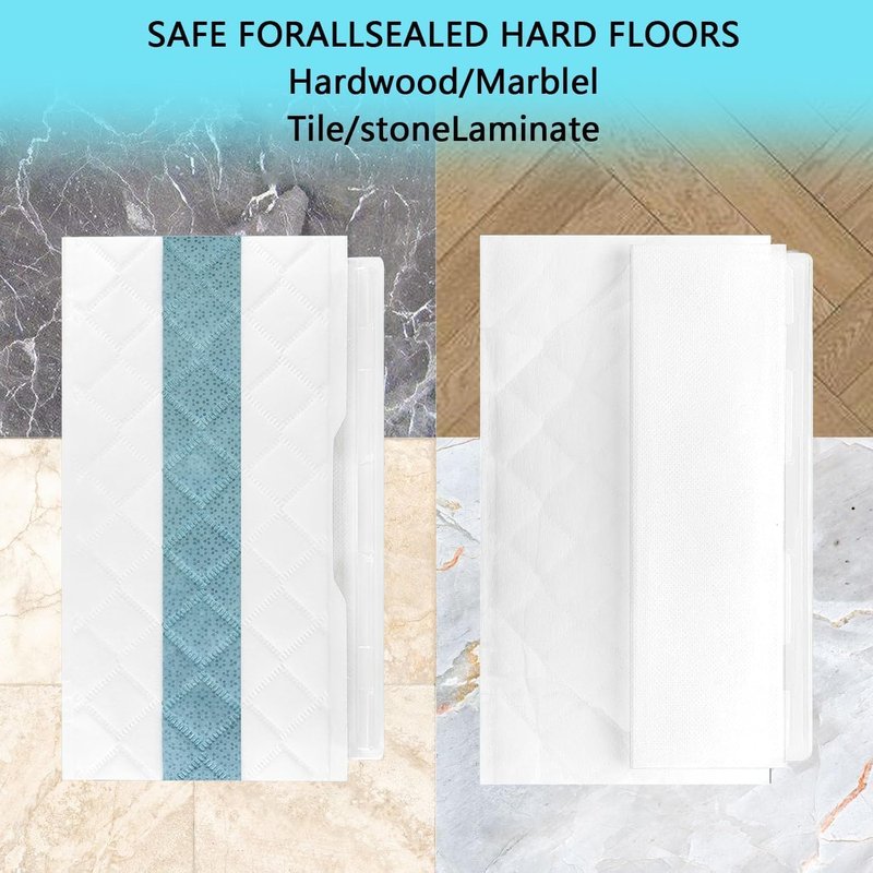 20 packs Disposable Hard Floor Mop Pad Refill for VACMOP Pro VM252 VM200 VM190 VM250 VM251 VM200C VM252C QM250 VC205 Vacuum Cleaner Replacement Pads for use on All Sealed Floors