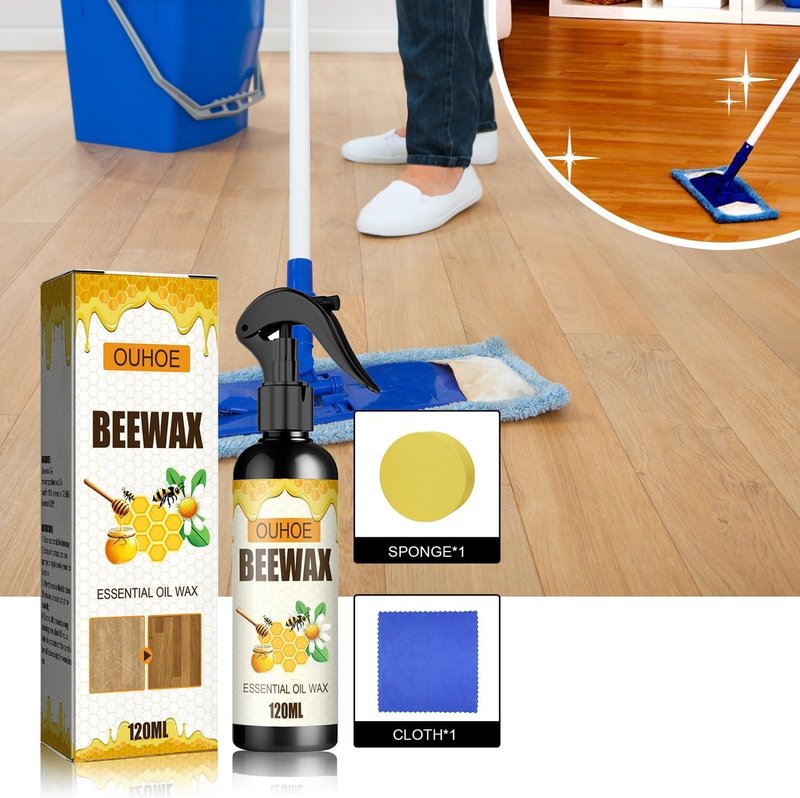 Beeswax Wood Polish, Multifunctional Bees Wax Furniture Polish and Cleaner Applicable Living Room Kitchen And Wooden Furniture & Floor. (1Pcs)