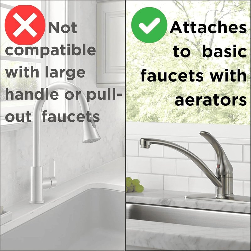 PUR Faucet Mounted Water Filter System with 4 Filters, Chrome Horizontal (8789878)
