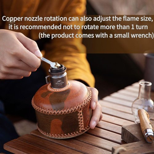 Naturehike Camping Lantern Glass, Fuel Canister Camping Lights, Propane Lanterns, Butane Gas Light Lantern Outdoor Use for Camping Picnic, Emergency Essential, with Storage Bags and Small Wrench