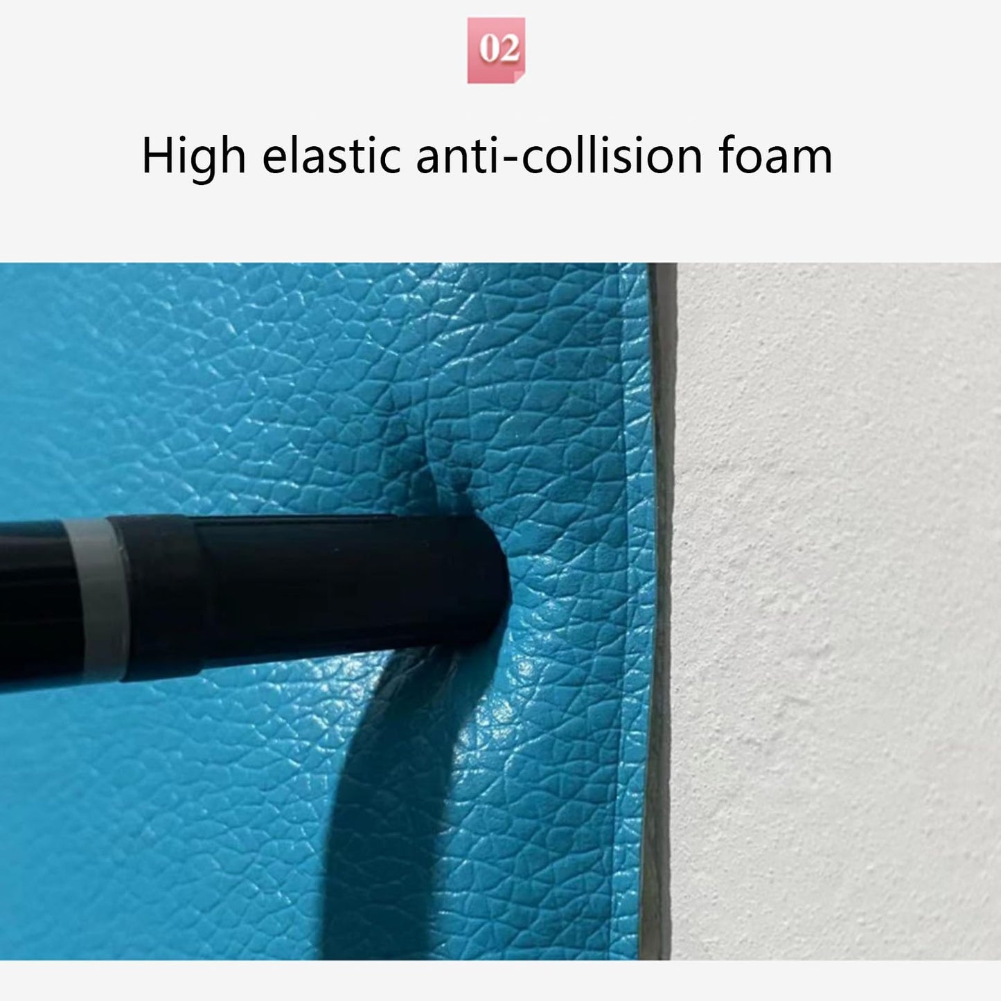 ONSMO 10 pcs Anti Collision Wall Padding Protection Pad Sponge Padded Wall Panels for:Bedrooms,Children's Room, 30X60CM