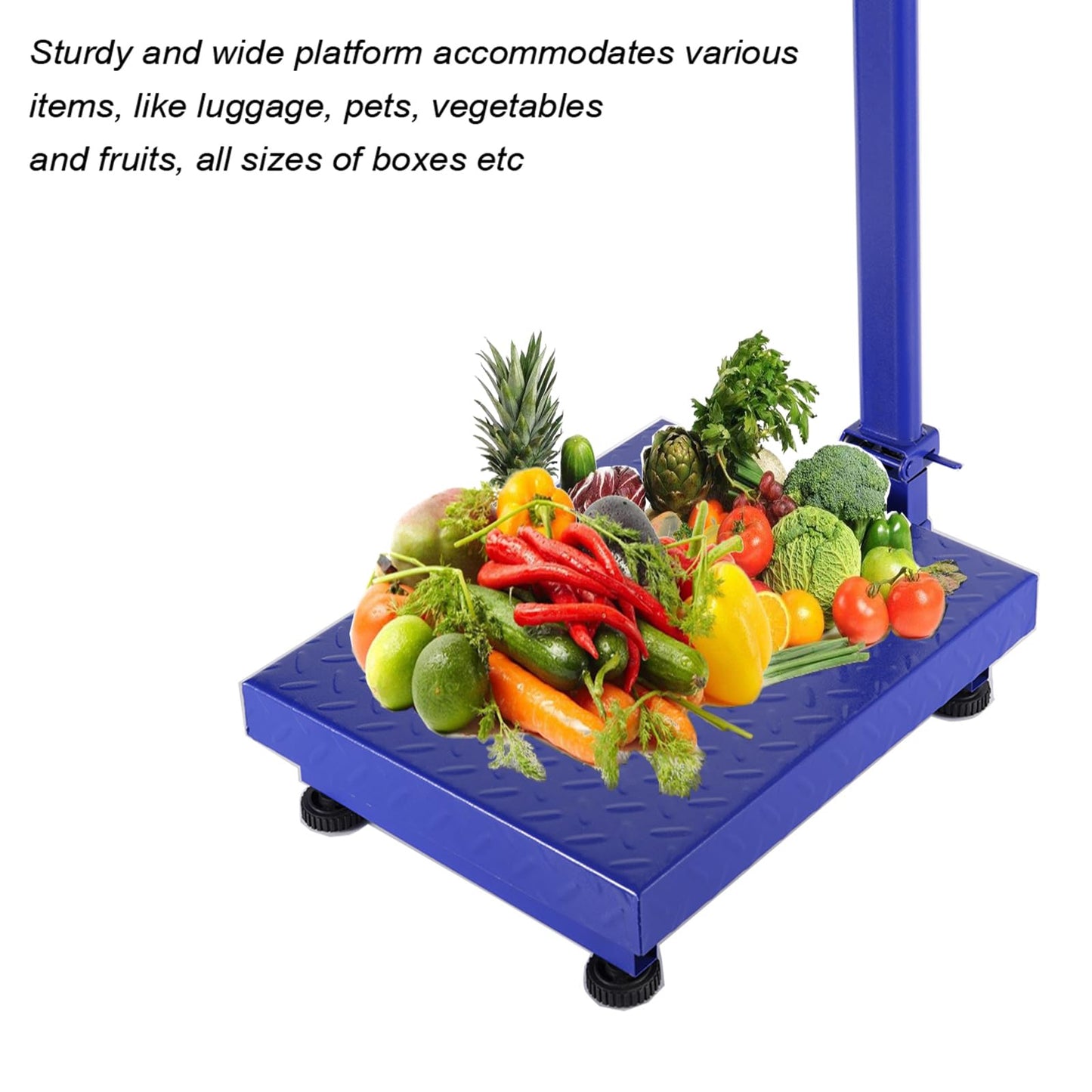 TUFFIOM 661lbs Weight Electronic Platform Scale,Digital Floor Heavy Duty Folding Scales,Stainless Steel High-Definition LCD Display,Perfect for Luggage Shipping Mailing Package Price