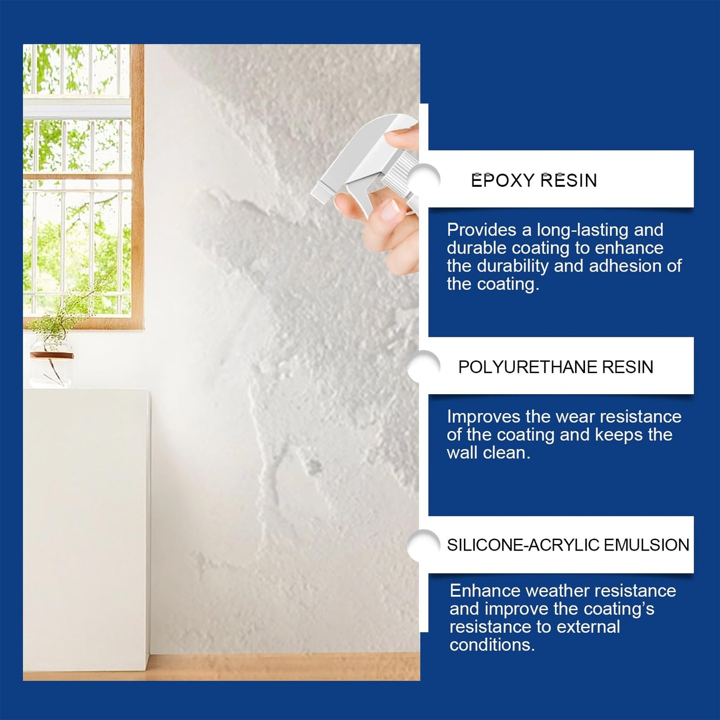 Versatile Wall Repair Spray Paint - Covers Stain, Stain Remover For Wall & Ceiling, Ceiling Spray Paint For Water Damage, Stain Remover For Painted Walls, 4 FL.OZ