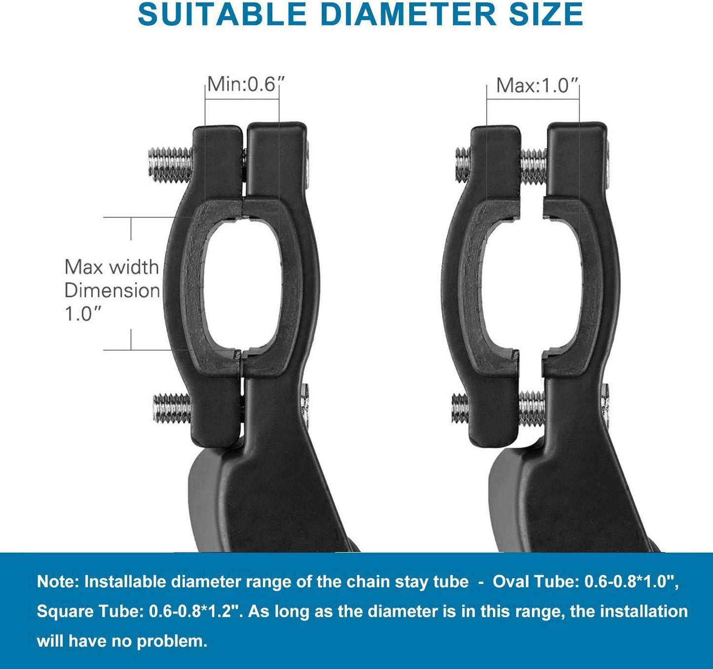 Adjustable Bicycle Kickstand, Bike Side Support Kick Stand for 22 24 26 Inch Mountain Bike and 700 Road Bike
