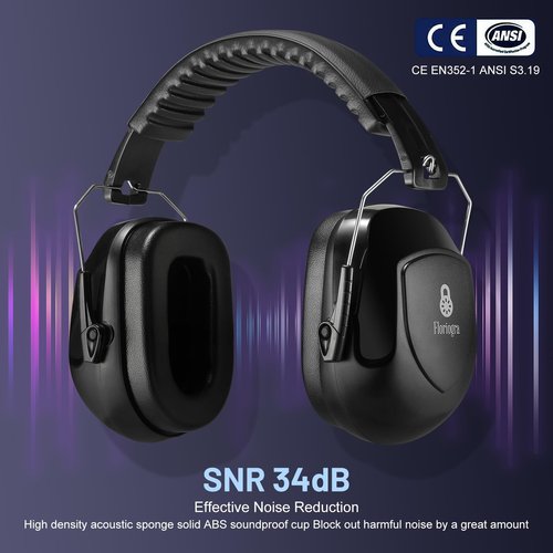 2 Pack 34dB Noise Canceling Headphones For Shooting, Hearing Protection Earmuffs, Ear Protection Headphones, Thickened Headband Ear Muffs For Noise Reduction For Shooting, Construction,Mowing