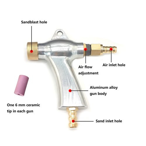 HOLDWIN Sandblaster Gun Sandblasting Cabinet Foot Valve Sand Blasting Media Kit Sand Blaster Machine Accessories