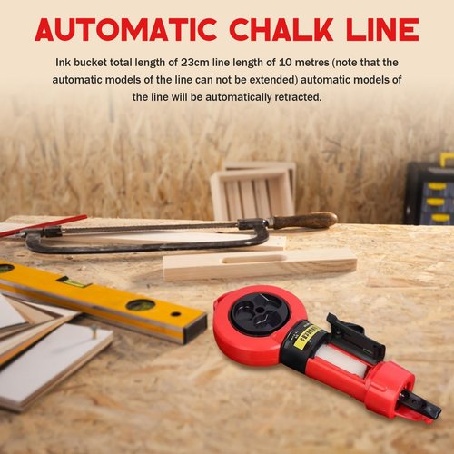 Pcmursal Chalk String Line Markers, Woodworking Line Marker, Chalk Box Carpenter for Woodworking Carpenter Tool