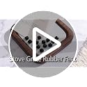 Stove Grate Rubber Feet Set, 20 Pcs Replacement Parts for Gas Range Burners