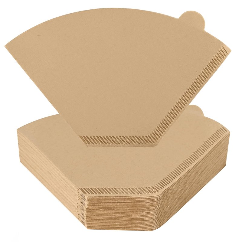 200 Count Cone Coffee Filters #4, 8-12 Cup, Coffee Filters 4 Cone Paper Unbleached Natural, Disposable Paper Coffee Filter for Ninja Maker, Pour Over Coffee Dripper and Drip Coffee Maker