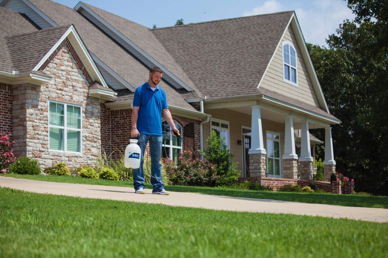 Eco Advance Concrete/Masonry Siloxane Odorless Spray-On Application Waterproofer, Safe for Use Around Plants, Pets, and People, 1 Gallon