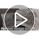 40 Pcs Stainless Steel Straight Brackets with Screws - 40mm Flat Furniture Repair Kit