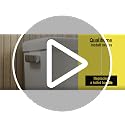 Qualihome Chrome Finish Side Mount Toilet Handle Replacement Kit - Universal, Modern Bathroom Decor