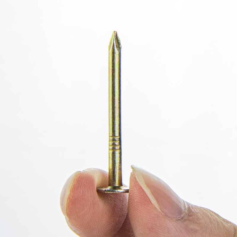 meite Roofing Nails 15 Degree Electro Galvanized Coil Nails 1-1/2-Inch, Rust-Proof Big Head Roofing Nails for Electric or Pneumatic Nailer Gun, Wire-Collated Coil Nails for Lathing Sheathing, 7200PCS