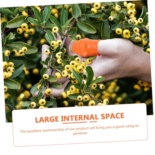 PAMINGONO Silicone Thumb Picker Harvesting Cutter for Vegetables Fruit Gardening Thumb Knife Cost- Safe Material