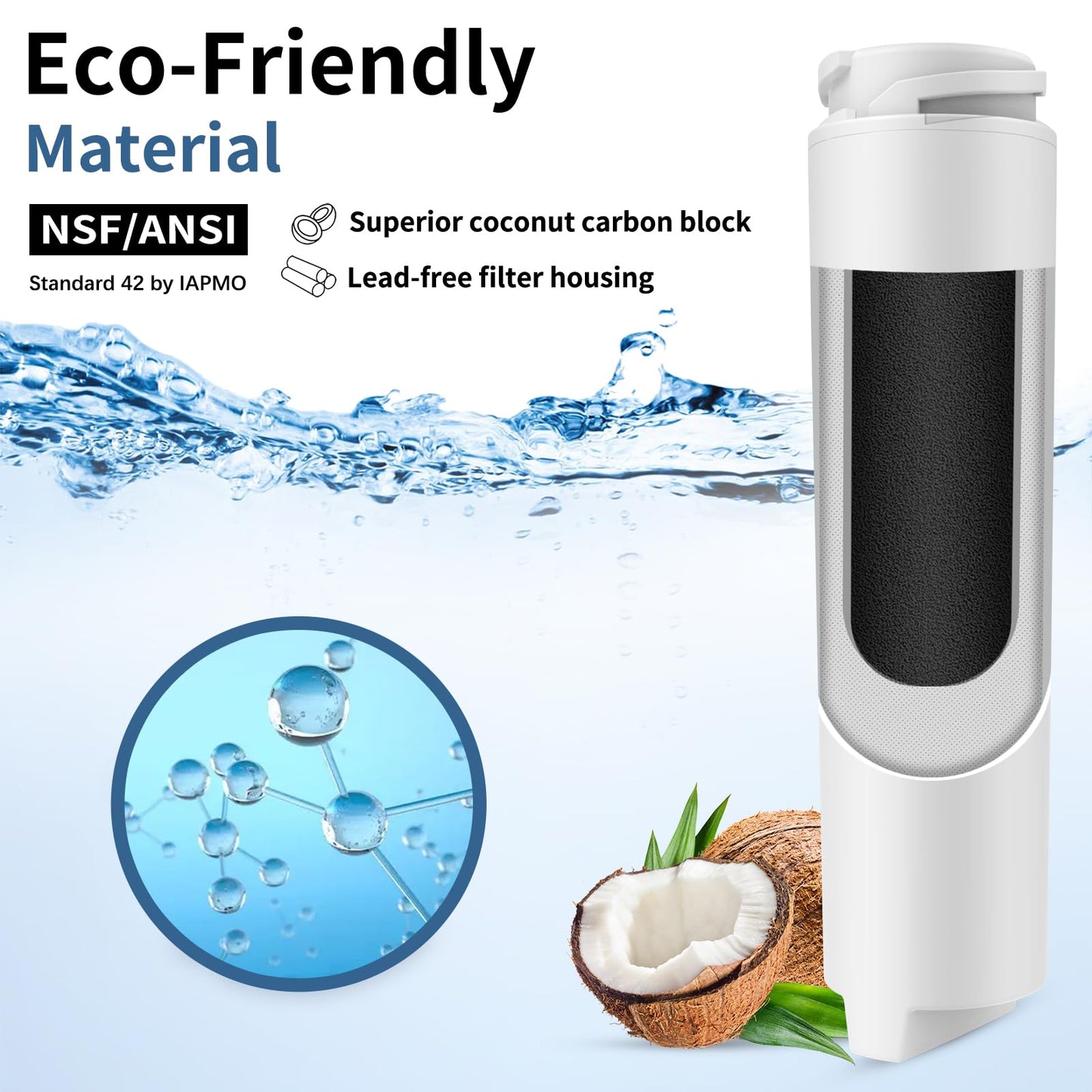 RWFDISP Water Filter Replacement for Viking RWFDISP (1 Pack)