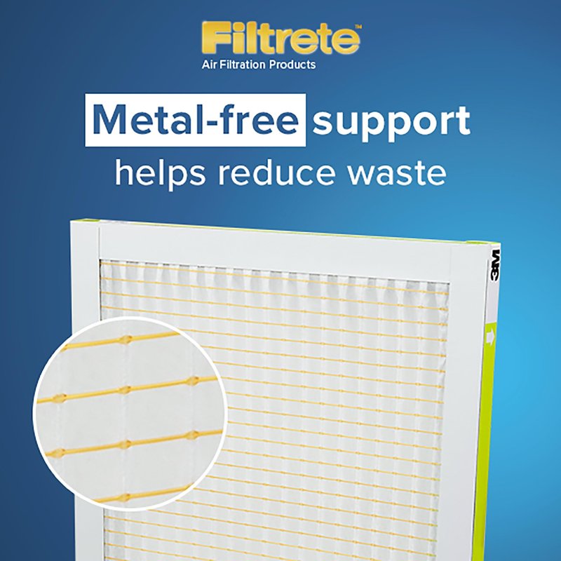 Filtrete 20x30x1 AC Furnace Air Filter, MERV 8, MPR 700, Tough on Pollen, Easy on Airflow, 3-Month Pleated 1-Inch Electrostatic Air Cleaning Filter, 4-Pack (Actual Size 19.880 x 29.880 x 0.8125 in)