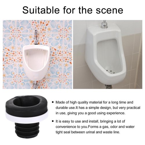 Zerodeko Toilet Flange Sealing Wax Ring, Pp Urinal Sealing Gasket Toilet Wax Ring, Isolating Odor and Preventing Leakage, Used in Urinals and Drainage Systems