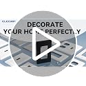 ELEGRP 1-Gang Decorative Wall Plate - Unbreakable Polycarbonate Cover, Glossy White, Pack of 1