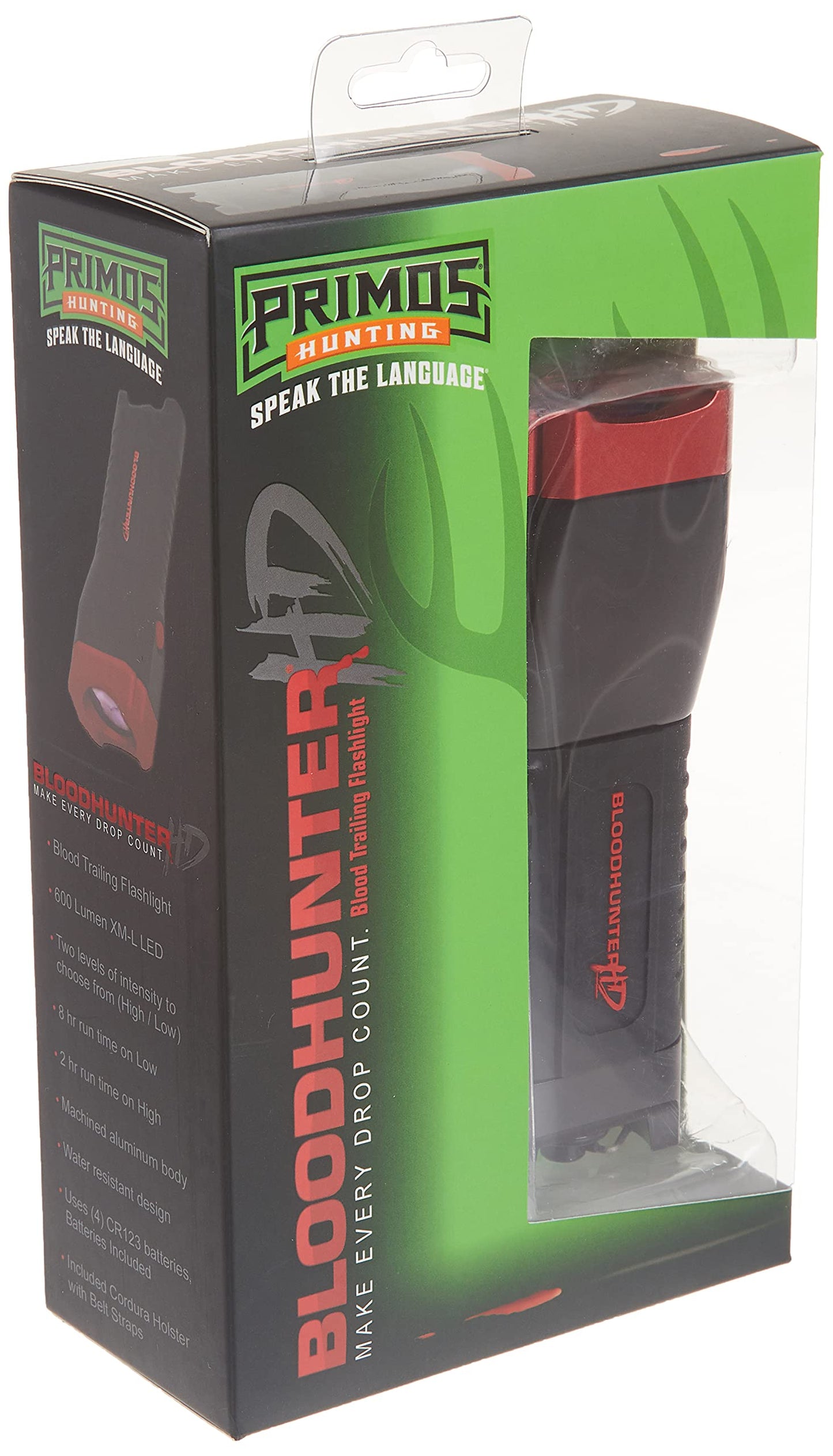 Primos Hunting Bloodhunter HD, Advanced Shadow Free Blood Tracking Light for Night Hunting