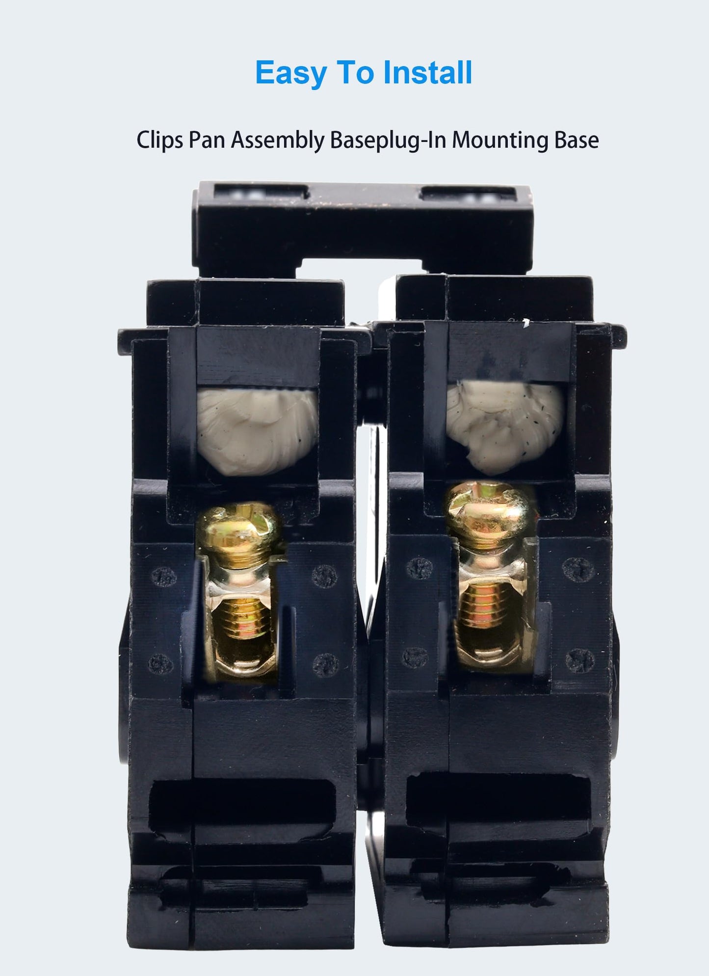 TLmathus 50 Amp 2 Pole Type QP Circuit Breaker Plug-in Mount Standard MCB Thermal Magnetic Protection, 10KA 120/240V, Compatible with Siemens PL and ES Series Load Centers(2P 50A)