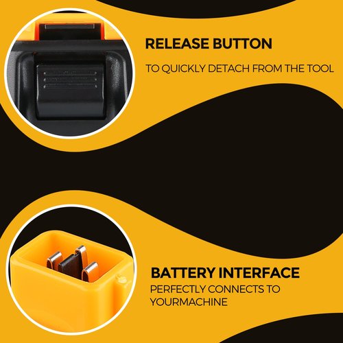 DC9091 4.8Ah Ni-Mh Replacement for Dewalt 14.4V Battery Compatible with Dewalt Battery DW9091 DW9094 DE9091 DE9092 DE9038