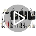 Silent Quartz Clock Mechanism Kit with Short Hands for DIY Repair - EMOON 3-Piece Set