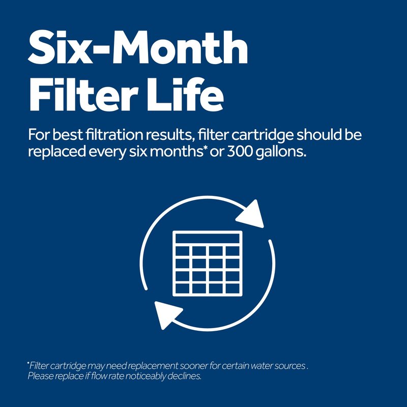 GE XWFE Refrigerator Water Filter | Reduces Lead & 50+ Impurities | Replace Every 6 Months | Pack of 4