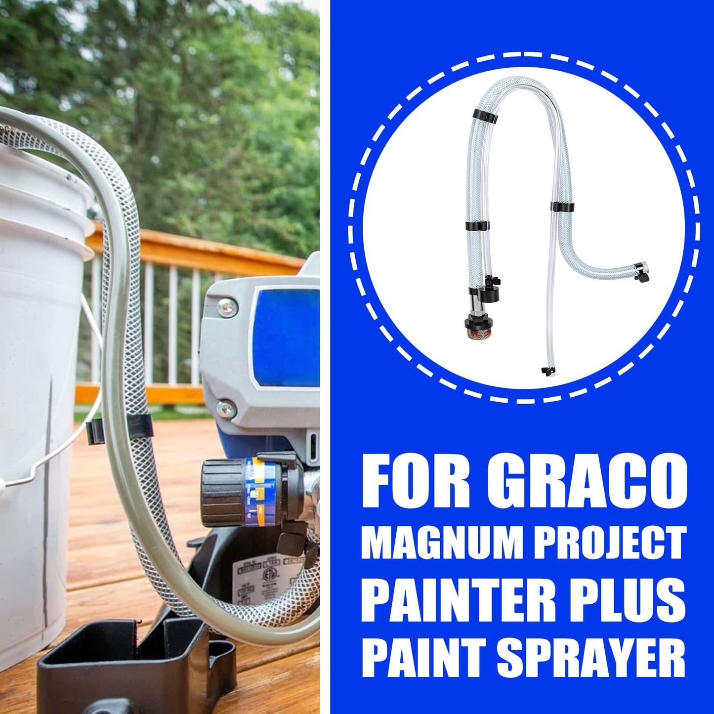 Suction Tube Kit for Graco Magnum Stand Model Paint Sprayer