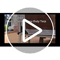 RAINDEWAY Heavy Duty Waterproof Tarp 10x12 Feet, 10 Mil Silver or Brown Finish