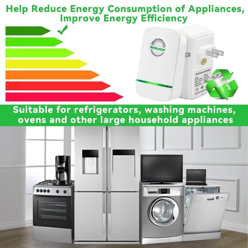 Stop Watt Energy Saving Device, Electricity Saving Box Stopwatt Energy Saving Device, Power Saver Electricity Saving Device Save Electricity, US Plug 90V-250V 30KW 6 Pack