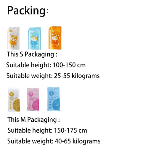 DIELLY 6 Pack Disposable Rain Ponchos Family Pack, Emergency Waterproof Clear Ponchos,with Hood Disposable Raincoat,Clear Kids Ponchos, Individually Wrapped (6S)