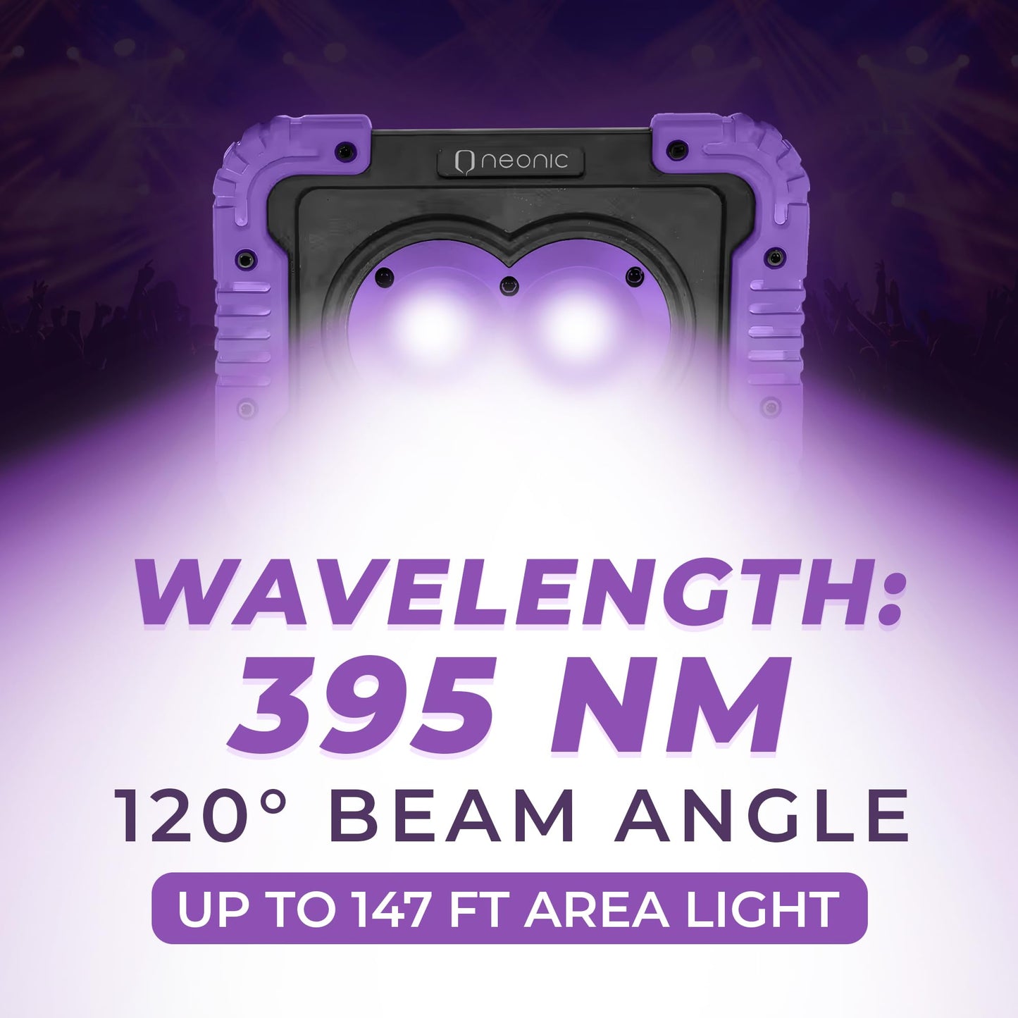 Neonic Rechargeable UV LED Black Light, Newer Model, 2 Pack (2)