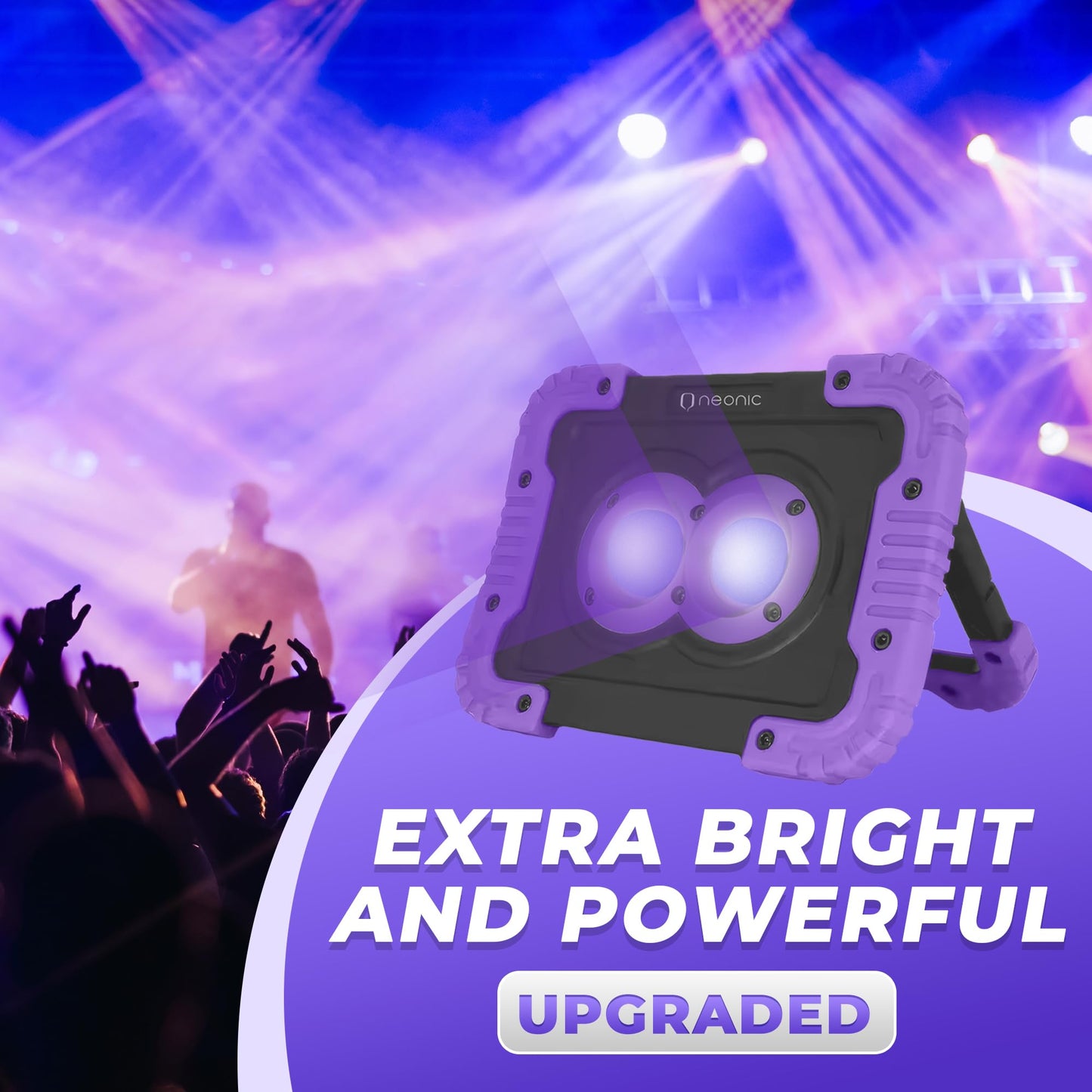 Neonic Rechargeable UV LED Black Light, Newer Model, 2 Pack (2)